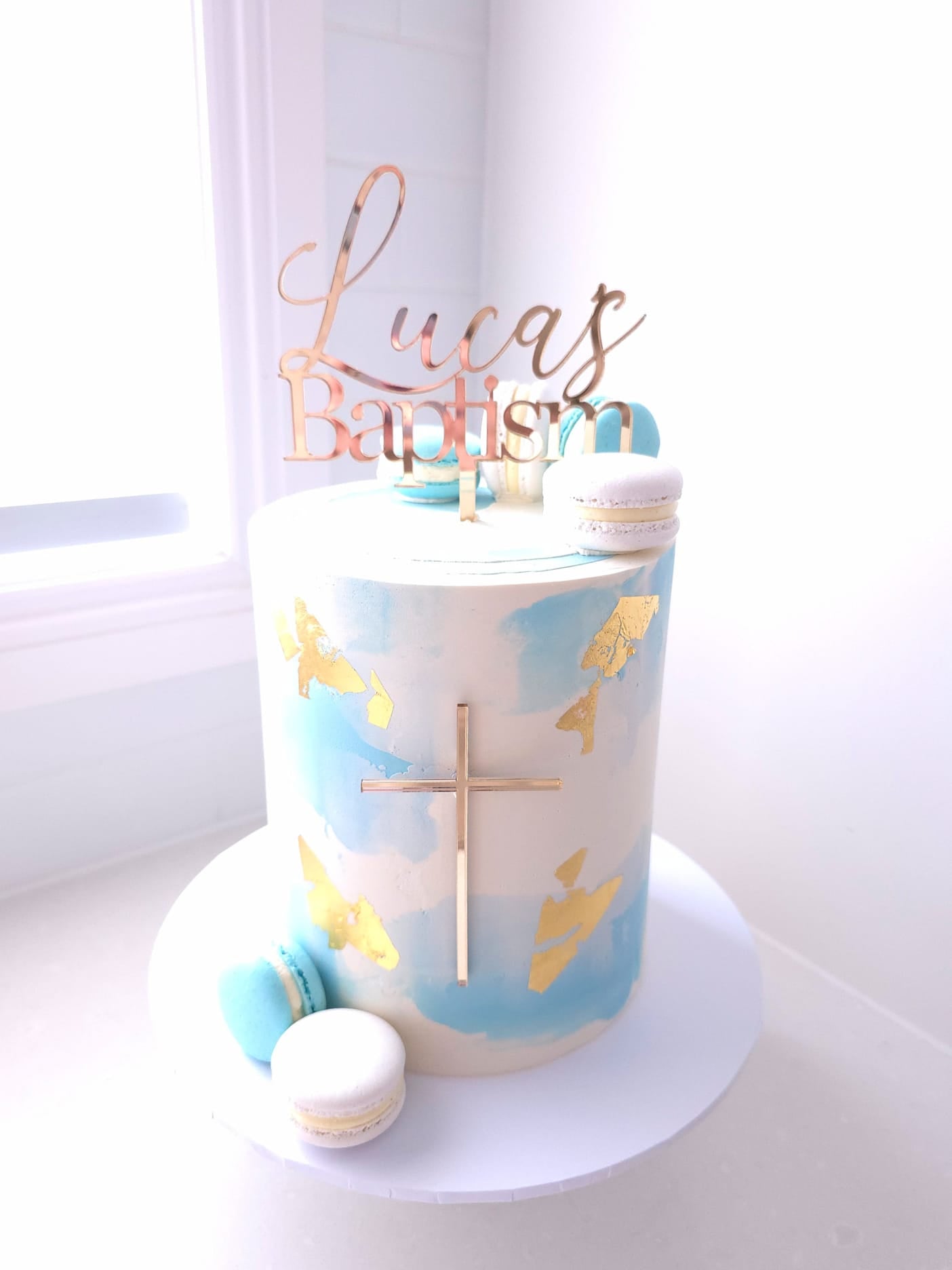 Blessed Beginnings Cake