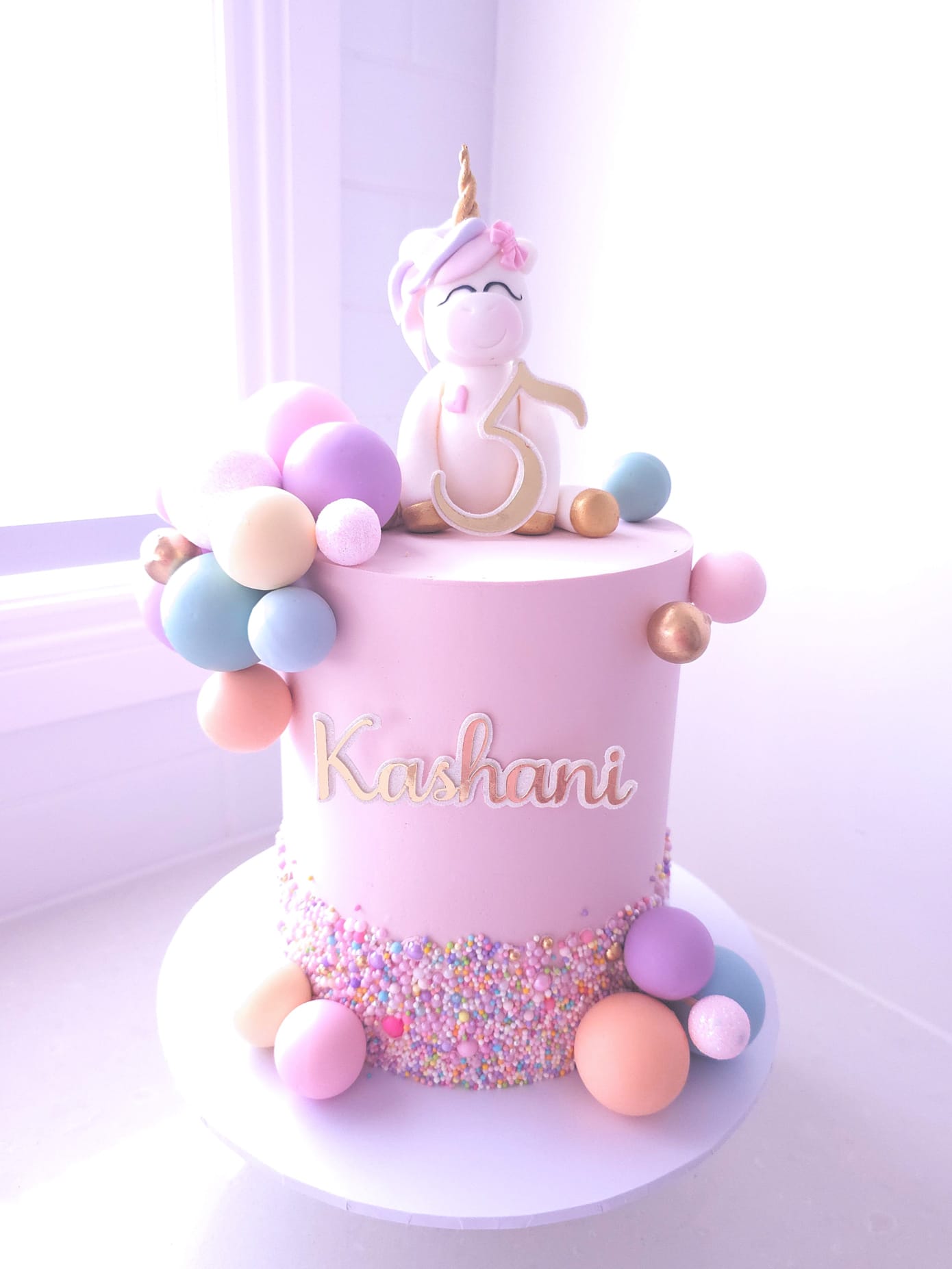 Unicorn Dreams Birthday Cake