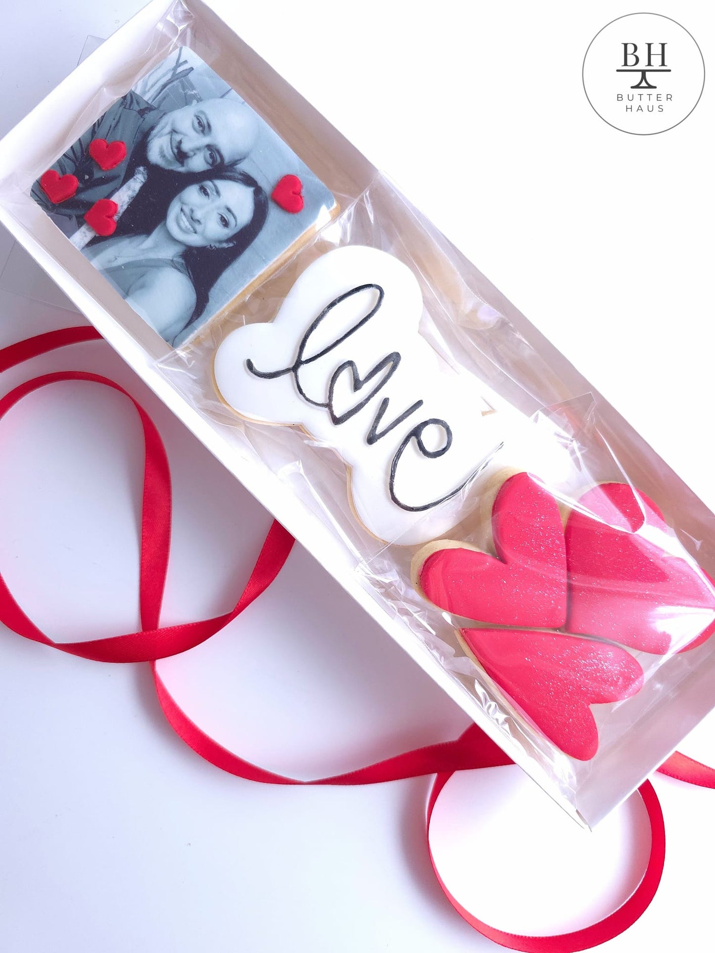 Valentine's 'The Love Box' Photo Cookie Pack - Pre Order