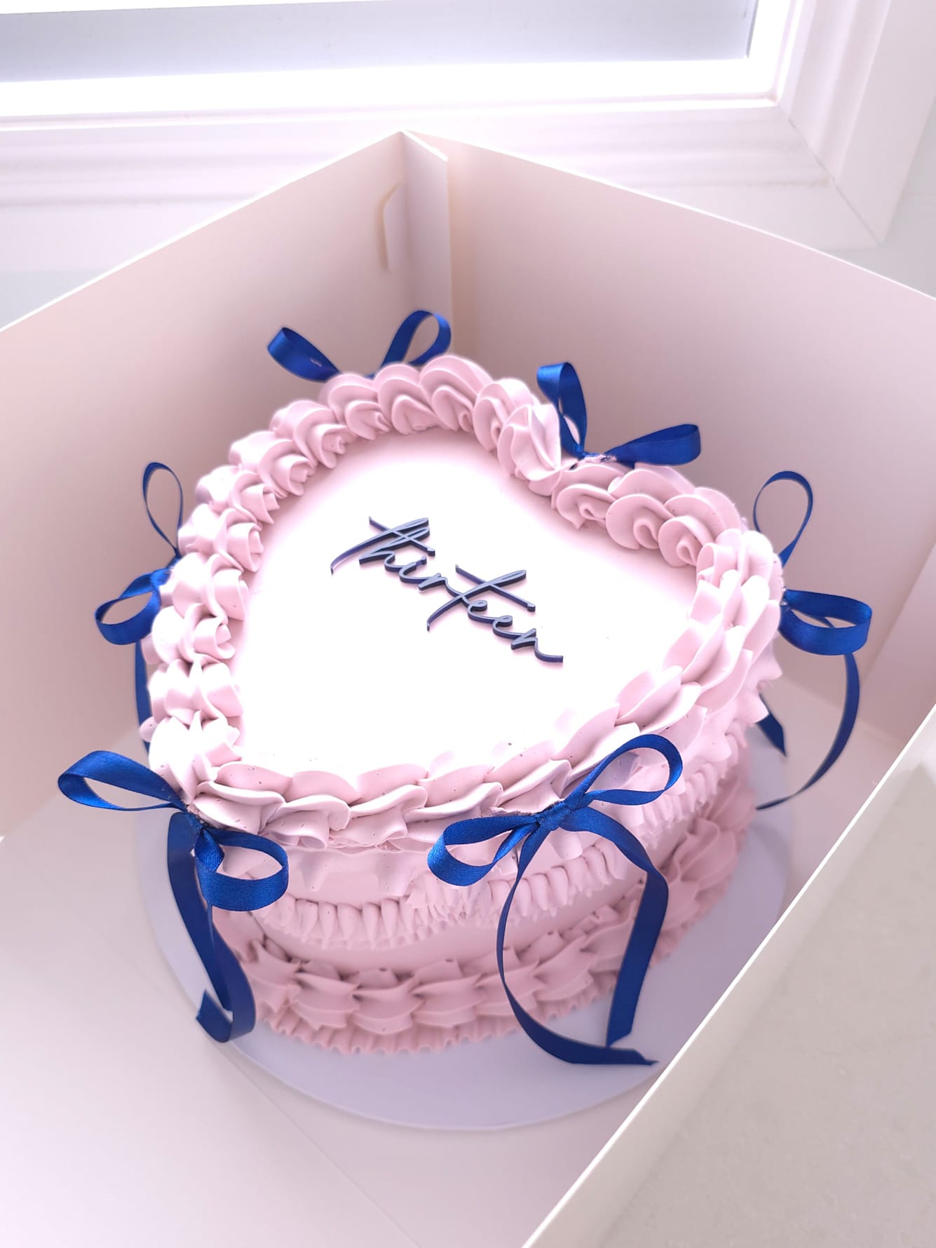 Lambeth Heart Cake