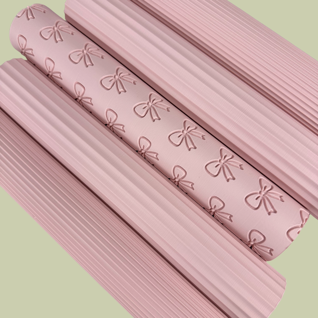 10" Thin Line Textured Fondant Roller