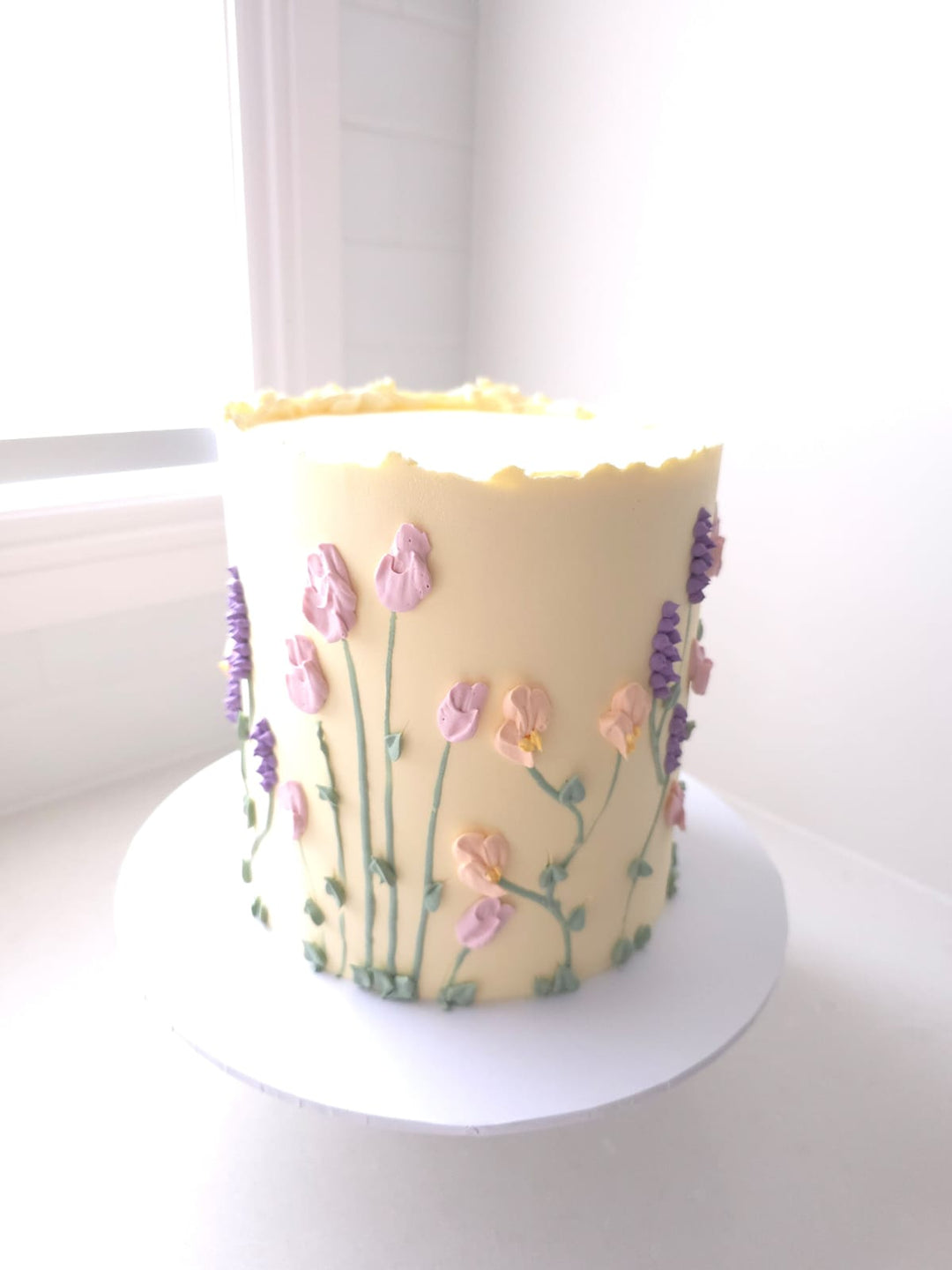 Floral Bloom cake styled for a birthday or thoughtful gift