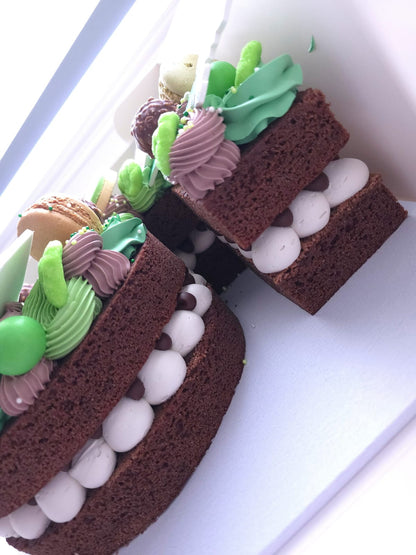Minecraft Number Cake