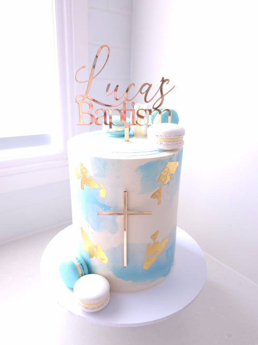 Blessed Beginnings Cake