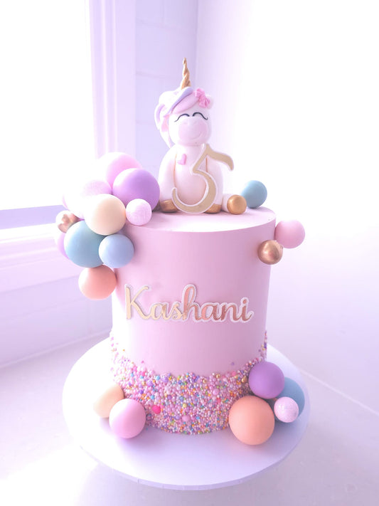 Unicorn Dreams Birthday Cake