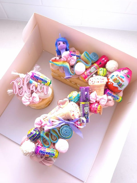 Lolly Shop Number Cake