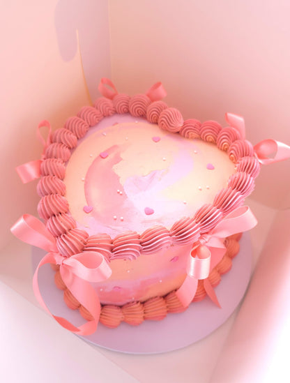 Lambeth Heart Cake