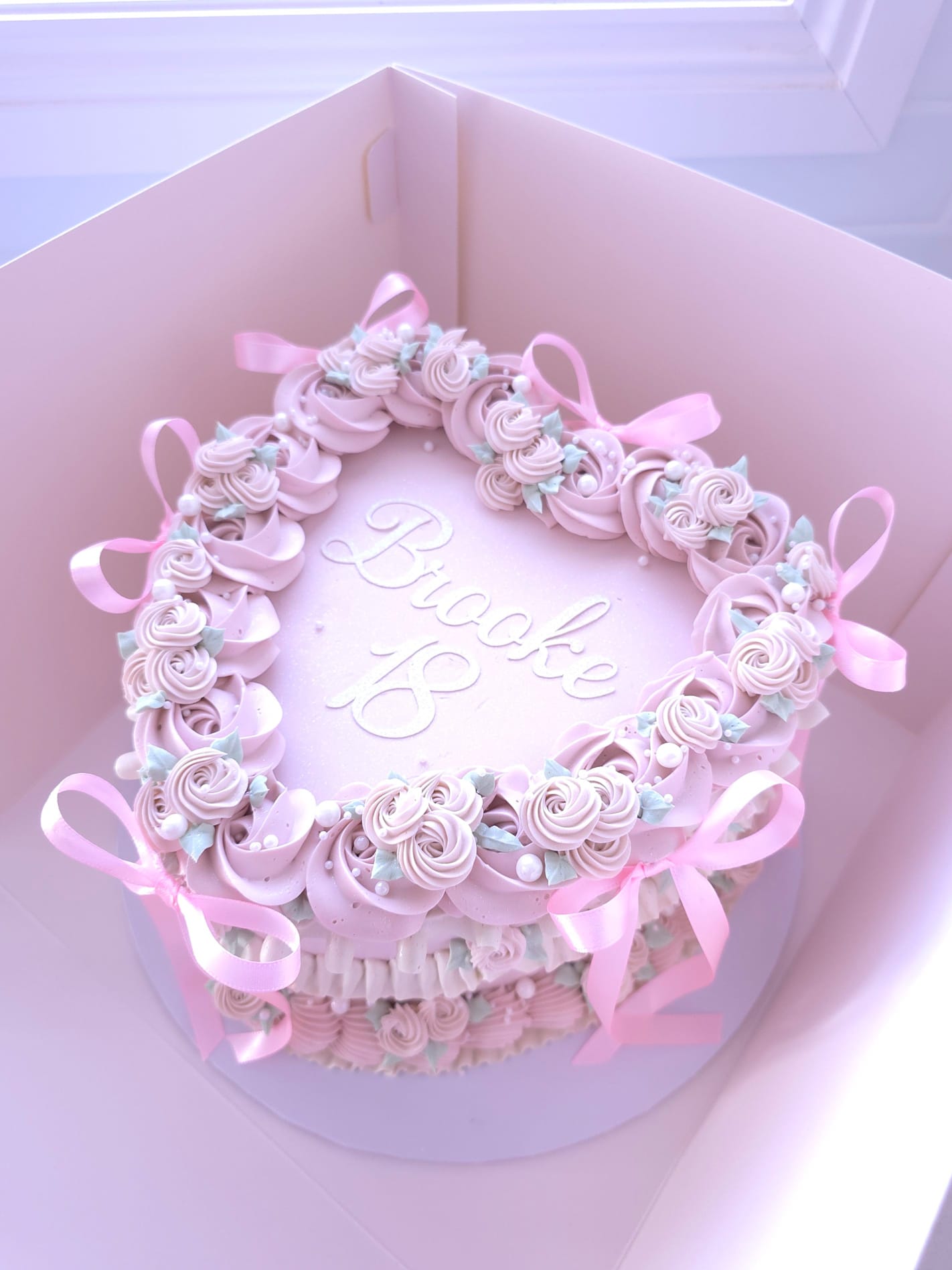 Lambeth Heart Cake